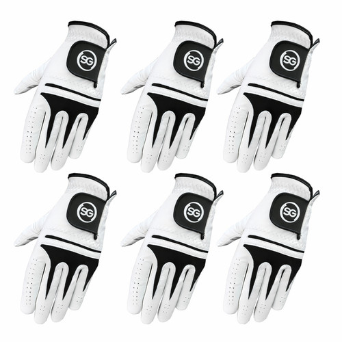 Men white cabretta - sg, leather