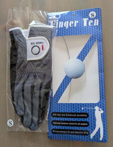 Finger ten golf - ten, glove